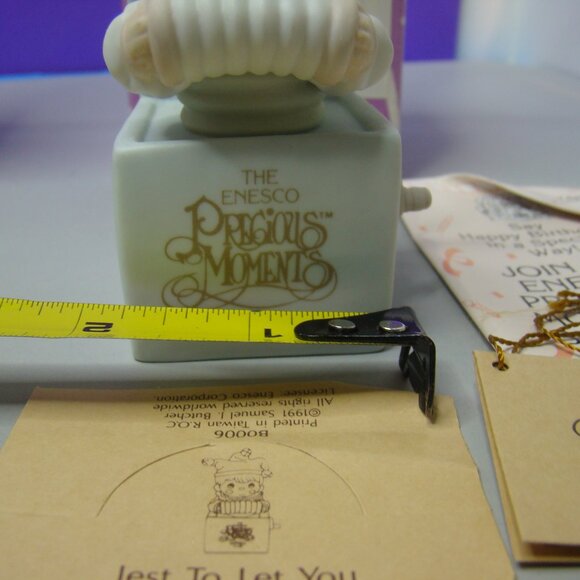 Pair of Precious Moments Symbol of Membership 1990 & 1991 B-0005 & B-0006 Enesco - Picture 16 of 16